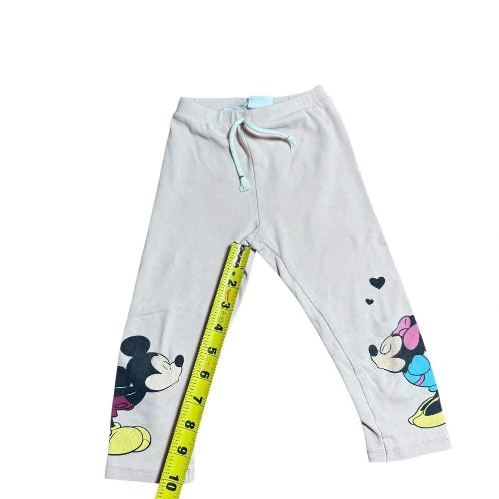 Zara Disney Baby Mickey Minnie Mouse Jogger Sweatpants Pink 2T